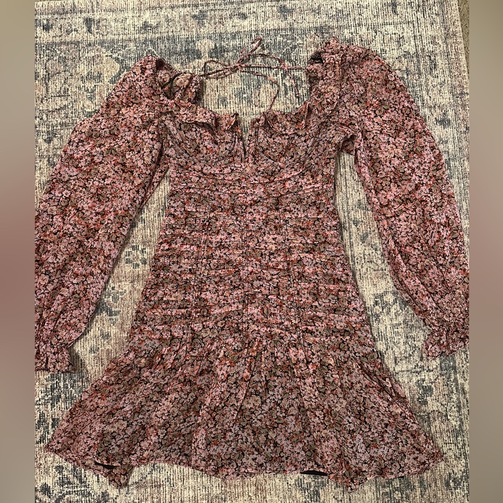 ASTR Elegant Floral Dress